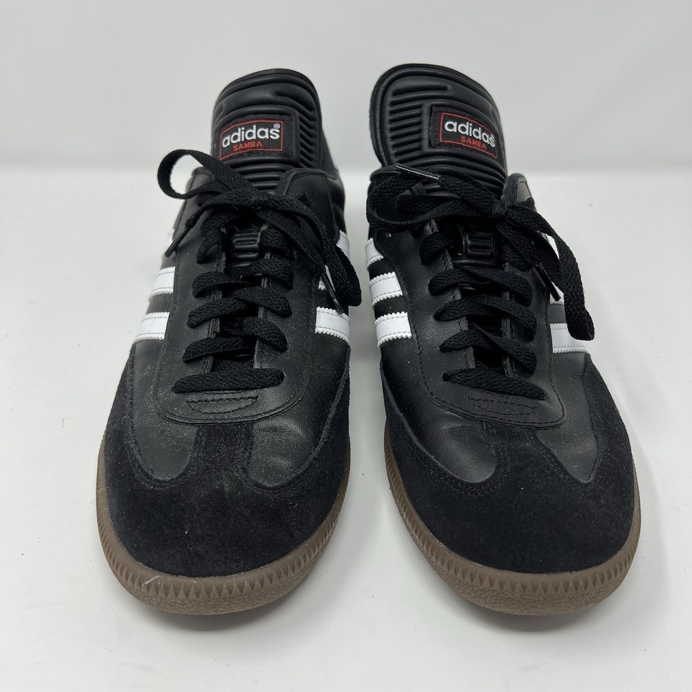 adidas Samba Sneakers Mens Size 11.5 Black White Low Top Lace-Up Athletic Soccer - Picture 2 of 15